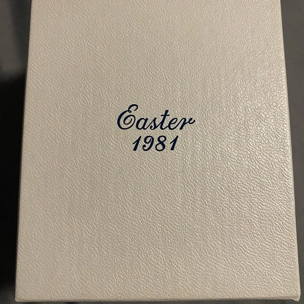 Noritake Easter Egg 1981 Horse Bone China Limited Edition w Box